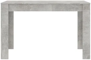 vidaXL Stół jadalniany, betonowy szary, 120x60x76 cm, płyta wiórowa - Stoły - miniaturka - grafika 4