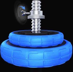 HMS Sztangielki gumowane SGG30 BAR 30kg - HMS 1009615 - Sztangi - miniaturka - grafika 6