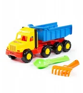 Zabawki do piasku - Zestaw wywrotka grabki łopatka 4192 - miniaturka - grafika 1