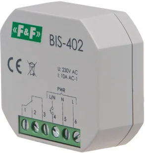 F&F PRZEKAŹNIK BISTABILNY BIS-402 - Sterowniki i przekaźniki - miniaturka - grafika 3