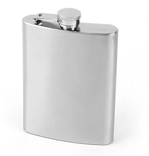 Piersiówka stalowa butelka do alkoholu 240 ml 123060 - Pozostałe akcesoria barmańskie - miniaturka - grafika 2