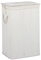 Kosze na bieliznę - Relaxdays Kosz na pranie wys. x szer. x głęb.): ok. 65,5 x 43,5 x 33,5 cm bambus  składana pojemnik na brudną bieliznę prostokątny pojemność 83 L z oprawką z zamkiem na pranie wykonana z bawełny do wyc 10019053 (10019053_49) - miniaturka - grafika 1