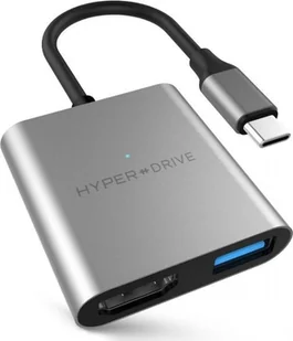 Wejście USB HyperDrive USB-C/4K HDMI USB 3.0 USB-C HY-HD259A-GRAY) Szary - Huby USB - miniaturka - grafika 5