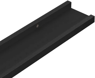 vidaXL vidaXL Półki ścienne na zdjęcia, 2 szt., czarne, 60x9x3 cm, MDF - Półki do salonu - miniaturka - grafika 8