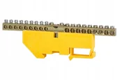 Inne akcesoria elektryczne - Listwa zaciskowa 18-modułowa 18x16mm2, 1x35mm2-żół - miniaturka - grafika 1