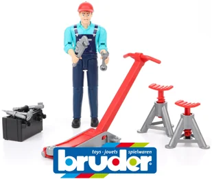 Bruder 62100 Figurka mechanika z akcesoriami - Figurki dla dzieci - miniaturka - grafika 2