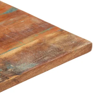 vidaXL Kwadratowy blat stołu 60x60 cm, 15-16 mm, lite drewno z odzysku vidaXL - Blaty meblowe i parapety okienne - miniaturka - grafika 5