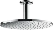 Deszczownice - Hansgrohe Raindance Select S 240 1jet P Deszczownica okrągła 24 cm z ramieniem sufitowym 10 cm chrom 27620000 - miniaturka - grafika 1