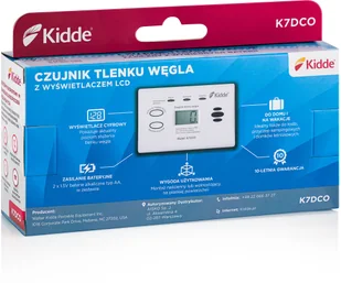 Kidde Czujnik czadu z wyświetlaczem K7DCO KID-K7DCO - Czujniki czadu, dymu, gazu - miniaturka - grafika 7