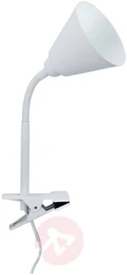 Paulmann Vitis lampa z klipsem, biała - Lampy stojące - miniaturka - grafika 5