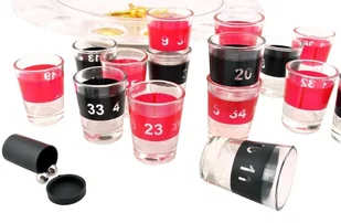 IsoTrade Imprezowa ruletka + kieliszki ISOTRADE, czarna - Pozostałe akcesoria barmańskie - miniaturka - grafika 5