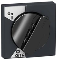 Talerze - Schneider Electric obrotowy talerz napęd szafka  rkupplung a9 a27005 Czarny ic60 Acti9 ręcznie napęd: wzór moro R schaltger ¤ te 3606480324796 A9A27005 - miniaturka - grafika 1