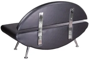 Beauty System Kanapa do poczekalni Carini BD-6710 czarna BD-6710/144 - Inne meble biurowe - miniaturka - grafika 2