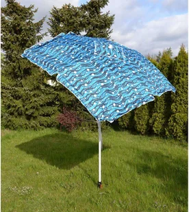 SASKA GARDEN Parasol plażowo ogrodowy 180cm niebieski morski 5902431027579 - Parasole ogrodowe - miniaturka - grafika 6
