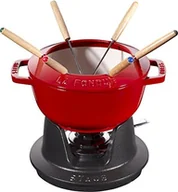 Zestawy do fondue - Staub Zestaw Fondue wiśniowym 18 cm 40511-974-0 - miniaturka - grafika 1