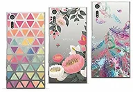 Etui i futerały do telefonów - Sony Novago Novago Kompatybilne z XZ, XZS miękkie etui przezroczyste i odporne odporne odporne na wstrząsy z wysokiej jakości nadrukiem (3 okładki, wielokolorowe) CoqueSONYXZ - miniaturka - grafika 1