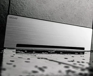 Bravat Bravat Super Wall Drain Odpływ ścienny 36 cm z plastikowym syfonem stal nierdzewna SUPERWALLDRAIN - Odpływy liniowe - miniaturka - grafika 2