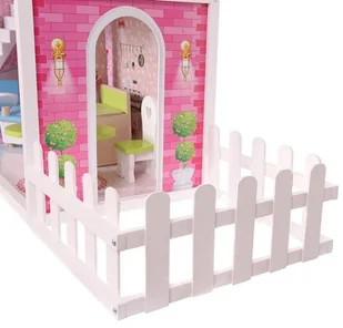EcoToys Drewniany domek dla lalek California z ogrodem 4107 712816 - Domki dla lalek EcoToys Drewniany domek dla lalek California z ogrodem 4107 712816 - Domki dla lalek - miniaturka - grafika 6