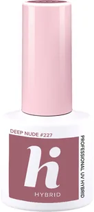 Hi Hybrid Lakier hybrydowy 5ml 227 Deep Nude Hi Hybrid - Lakiery hybrydowe - miniaturka - grafika 3