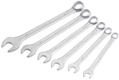 Klucze i nasadki - DRAPER Zestaw calowych kluczy płasko-oczkowych 3/8-3/4" 6 szt. 68480 - miniaturka - grafika 1