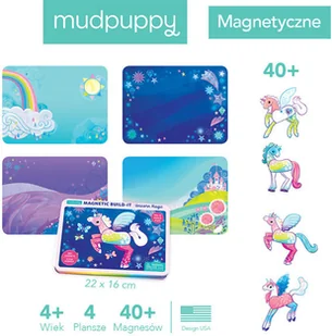 Mudpuppy Magnetyczne Konstrukcje Jednorożce 4+ - Układanki dla dzieci - miniaturka - grafika 11