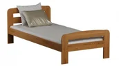 Łóżka - Magnat Meble Łóżko sosnowe Klaudia 90x200 OLCHA - miniaturka - grafika 1