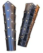 Repliki - broń - Płatnerze hiszpańscy Skórzane Nagolenniki Łucznicze Ochrona Nóg ws200858) 1921 - miniaturka - grafika 1