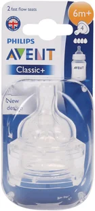 Philips AVENT Komplet Smoczków Szybki 6m+ Classic Plus - Smoczki do butelek - miniaturka - grafika 2