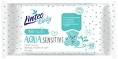 Chusteczki nawilżane - Linteo Chusteczki nawilżane Baby Aqua Sensitiv e Wariant 10 ks) - miniaturka - grafika 1