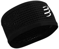 Czapki i chusty sportowe męskie - Compressport opaska na głowę HEADBAND ON/OFF V3 czarny - miniaturka - grafika 1