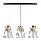 Lampy sufitowe - Britop Lampa wisząca Cailand trzy klatkowe klosze - miniaturka - grafika 1