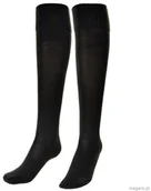 Piłka nożna - Iskierka GETRY PIŁKARSKIE SENIOR 42-44 czarne 36052 36052 - miniaturka - grafika 1