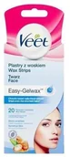 Depilacja - Veet Plastry z woskiem do depilacji twarzy dla skóry wrażliwej 20szt 68764-uniw - miniaturka - grafika 1
