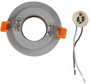 v-tac Oprawa Oczko V-TAC GIPS BETON GU10 Okrągła Wpuszczana Szary/Różowe Złoto VT-862 - Oprawy, klosze i abażury - miniaturka - grafika 4