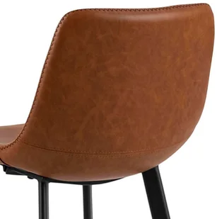 Actona Stołek barowy Oregon PU brandy Low - Taborety i hokery - miniaturka - grafika 6