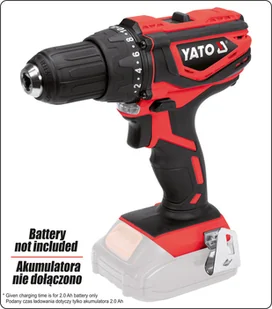 YATO 18V WIERTARKO-WKRETARKA SILNIK MABUCHI) YT-82783 YT-82783 - Wiertarki i wkrętarki pneumatyczne - miniaturka - grafika 4