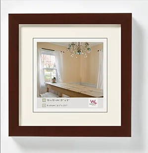 Walther bp015 a Peppers drewnianą ramą, orzech włoski, 13 x 13 cm BP313N - Ramki na zdjęcia Walther bp015 a Peppers drewnianą ramą, orzech włoski, 13 x 13 cm BP313N - Ramki na zdjęcia - miniaturka - grafika 1