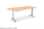 Biurka - WUTEH S.A. Biurko biurowe FLEX FL-17R (180x100x73,5cm) 1249 - miniaturka - grafika 1