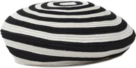 Czapki damskie - Brixton kaszkiet damska AUDREY STRAW BERET Black/White - miniaturka - grafika 1