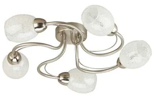 Krislamp Sani Kr 319-5Pl lampa wisząca zwis 1X40W E14 satynowy - Lampy sufitowe - miniaturka - grafika 2