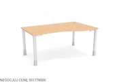 Biurka - WUTEH S.A. Biurko biurowe POLO PO-6 (160x100) 1218 - miniaturka - grafika 1