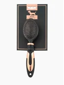 Maty do nauki czystości - EBI 642 436745 szczotka do pielęgnacji "noir", z zewnątrz wykonany ze stali nierdzewnej z podkładką, 22 x 6 cm 642-436745 - miniaturka - grafika 1