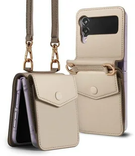 RINGKE Etui Signature do Samsung Galaxy Z Flip 3 Beżowy - Etui i futerały do telefonów - miniaturka - grafika 2