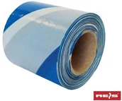 Akcesoria BHP - Reis TASO100NW-251S - Taśma ostrzegawcza biało-niebieska, jednostronna - 100m. - miniaturka - grafika 1