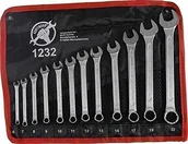 Klucze i nasadki - Kraftmann Moc Man 1232-ring kluczy płasko-oczkowych, 6  22 MM, 12-częściowy - miniaturka - grafika 1