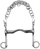 Akcesoria jeździeckie - HKM reitka ndare ze stali nierdzewnej, 16 MM, belki 7 cm, xl 9885 - miniaturka - grafika 1