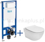Miski WC - Roca Meridian zestaw wc stelaż + miska + deska biały A893104530 A893104530 - miniaturka - grafika 1