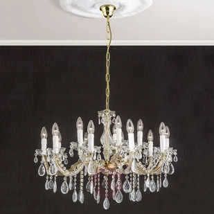 Orion Stylowy żyrandol DOLORES zdobiony kryształami - Lampy sufitowe - miniaturka - grafika 2