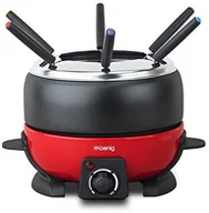 Zestawy do fondue - h.koenig H. Koenig alp1800 zestaw do fondue, 6 osób elektrycznych, 2 L, 800 W, czerwony/czarny ALP1800 - miniaturka - grafika 1