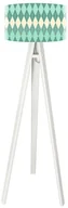 Lampy stojące - Macodesign Lampa podłogowa Turkusowe romby tripod-foto-243p-w, 60 W - miniaturka - grafika 1